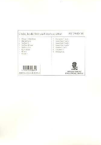 Preisvergleich Produktbild Ist die Welt auch noch so schön: Salonorchester.