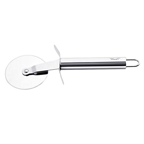 wuudi Dual Edelstahl 304 Pizzaschneider Hartschale Grip Messer (rutschfest) (2pack) - 2