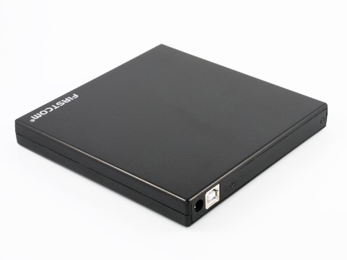 Firstcom Einschub Gehäuse für Slimline 12,7mm Trayload Schubladen Blu-Ray/DVD/CD Laufwerke USB 2.0 Schwarz (Slimline IDE) - 2