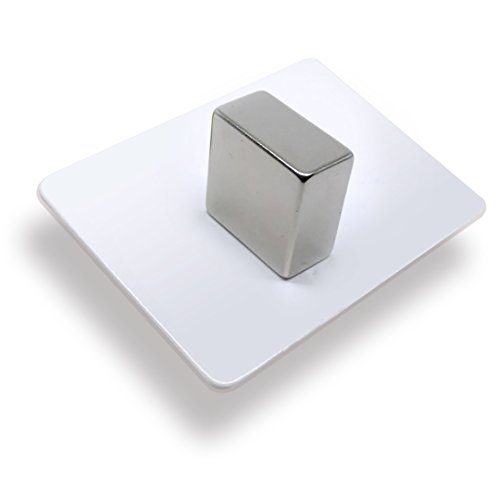 1 x Neodym-Magnete als Magnet-Quader in 25 x 25 x 13 mm, vernickelt (NiCuNi) | Haftkraft ca. ~32,5 kg | 1 Quadermagnet extra stark