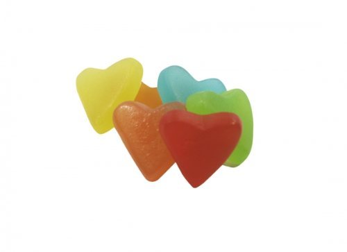 Weingummi Herzen ohne Gelatine Menge:300g Weingummi Herzen ohne Gelatine Menge:300g