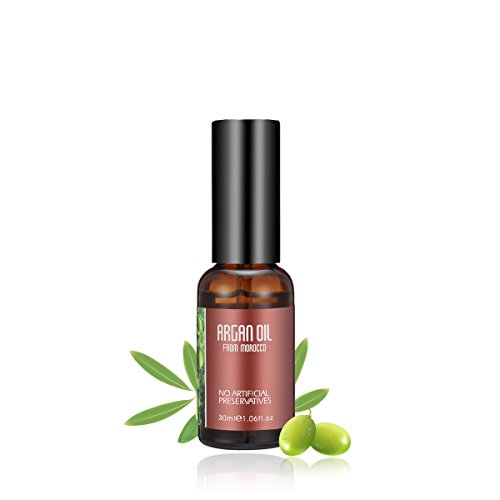 Bio Ätherisches Arganöl Morocco-Öl Haarpflege Haarkur Essenz aus Arganbaum|Intensive Pflege für Trockenes Strapaziertes Kaputtes Sprödes Stumpfes Haar|Glatt Glanz Genährt Heilung Moisturized Revitalisierung Duftend für Alle Haartypen
