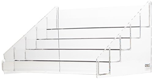 NAIL POLISH ACRYLIC DISPLAY STAND HOLDS APPROX 50 BOTTLES (ECO 50)