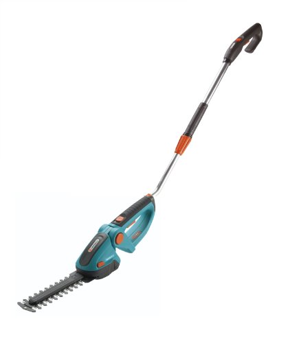 Gardena 8899-20 Teleskop Drehstiel, Steckverbindung, abwinkelbar, höhenverstellbar, ergonomischer Handgriff (Abwinkeln: 45° Schritte, Verstellung: 85cm – 120cm) - 2