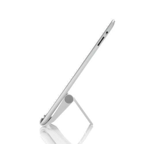 deleyCON Universal Tablet Ständer – Winkel verstellbar für iPad / Galaxy Tab usw – mit & ohne Case nutzbar – Weiß - 3