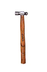 Visko Tools 711 Ball Pein Hammer with Wooden Handle, 100 g (Brown)