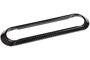 AUTO-SPRO Fibra di carbonio stile ABS per Alfa Romeo Giulia Stelvio 2016-2018 Centro Auto Aria Condizionata Telaio Copertura Trim Accessori Auto