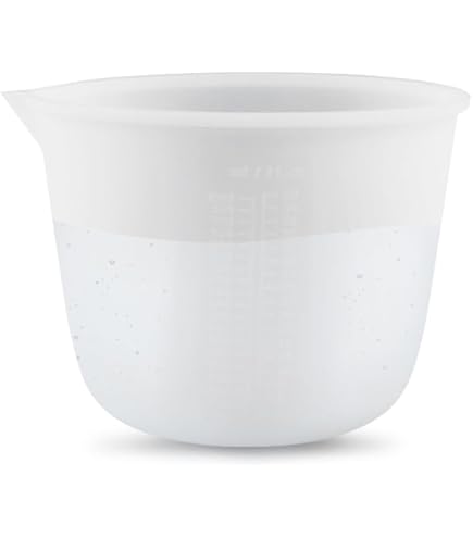 Lot Gobelets Doseurs Silicone Résine Époxy - 1500ml/1000ml/500ml/100ml