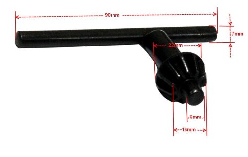 Aerzetix – Spannschlüssel für Bohrer 16 mm Bohrer Schlüssel Bohrfutterschlüssel - 3