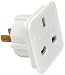 Produktbild New Pack von 2 UK zu US Travel Adapter passend für USA, Kanada, Mexiko, Thailand – siehe Beschreibung für den Country Liste