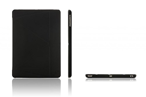Forefront Cases® Neue Origami Leder Hülle / Tasche / Case / Cover für Apple iPad Air 2 / 2nd Generation A1566 (Oktober 2014) – Ultra Slim Lightweight mit vollem Geräteschutz – inkl. Eingabestift und Displayschutz - 4