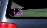 Resistente a la intemperie adhesivo HELLO KITTY - Cat Feline - Car, Truck, Notebook, Vinyl Decal Sticker #1093  Vinyl Color: Pink