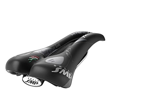 SMP Selle - Sillín híbrido de gel para bicicleta (275 x 140 mm), color negro