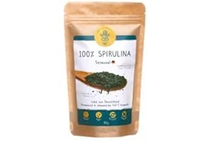 ‎AKAL FOOD 100% Algen Deutsche Spirulina Streusel 500 g I Ökologische Vitalstoffe vegan, Algen Vitalstoffe glutenfrei, vegane Ernährung voller Nährstoffe, Reines Naturprodukt aus deutschem Anbau