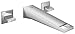 Produktbild Grohe  Allure Brilliant 3-Loch Waschtischbatterie , Wandmontage , Ausladung 210 mm 20348000