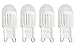 Produktbild [4 Pack] G9 LED Leuchtmittel/SFTlite -Energiesparlampe Leuchtmittel dimmbar 3 Watt – Super Hell Warmweiß LED Lampen [entspricht 30 W Halogen Glühbirne 360 Grad Abstrahlwinkel 300lm CRI > 85]