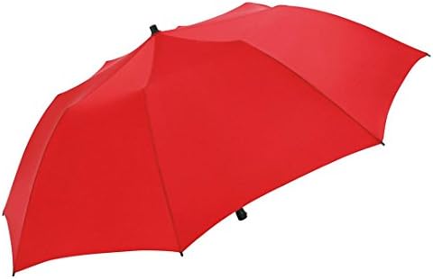 FARE Travelmate Camper Foldaway Beach Umbrella / Parasol UV50+ - Red