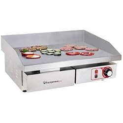 Equipementpro - {EG-818} - Plancha électrique - Gril électrique - 3000 Watts de puissance - Plaque de cuisson d'une longueur de 55 cm