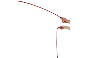 SUMAG 1Pc The Rigid Stiff Rope (31.5inch) Magic Tricks Close Up Magic Street Stage Illusion Gimmick Street Illusions Gimmick Stage Comedy Props Funny (red)