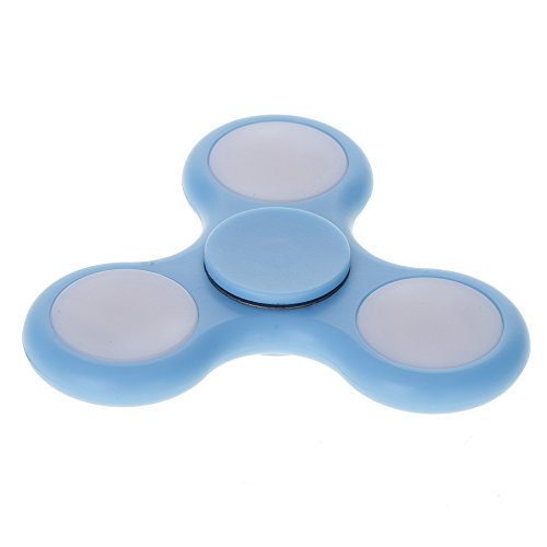 GGG Double-sided LED Tri Fidget Hand Spinner High Speed Ultra Durable Reducer EDC Kids Children Toy for Fidgeters ADHD Anxiety Autism Quitting Bad Habits Staying Awake - Blue GGG Double-sided LED Tri Fidget Hand Spinner High Speed Ultra Durable Reducer EDC Kids Children Toy for Fidgeters ADHD Anxiety Autism Quitting Bad Habits Staying Awake - Blue