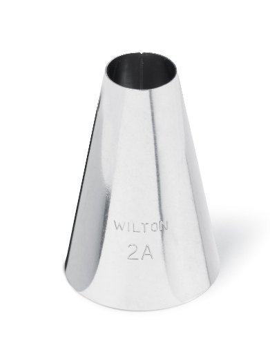 Wilton 2104-1364 Cupcake Decorating Spritztüllen, Edelstahl, silber, 12 Einheiten - 4