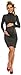 Happy Mama Women's Maternity Stretchy Knitted Dress Roll Neck Bodycon. 888p (Graphite, 8/12)