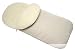 Universal Pushchair Wool Footmuff Cosy Toes Fits Car Seat (Cream)