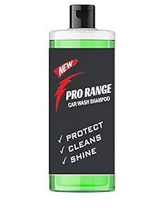 PRORANGE Car Cleaning Shampoo, car wash shampoo, Car Shampoo Extreme Wash Also Works as Foam Wash Shampoo, Car Shampoo Gives Wet Look Shine, pH Neutral - Leaves no Water Spots (500 ml)