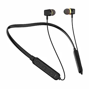 U & I Titanic Series Wireless Bluetooth In Ear Neckband Bluetooth Headset (Black)