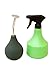 Produktbild Bonsai Gießbrause (Ballbrause 250 ml) mit kurzem Hals, Farbe: grün + Sprühflasche 500 ml ALS SET
