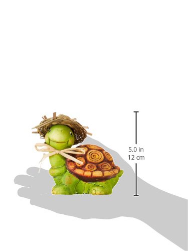 Heitmann Deco 61695 Keramik-Schildkroeten, 2er-Set, Keramik, gruen/Braun, 12 x 10.5 x 11.5 cm - 4