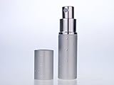 Silver Dot Perfume Atomizer for Handbag, Pocket & Travel, Capacity 10ml. Refillable, includes funnel
