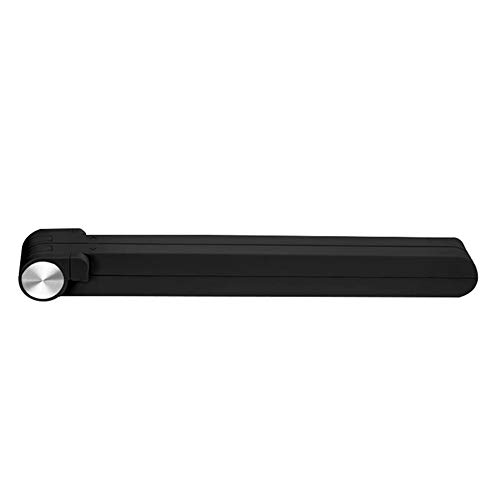 Preisvergleich Produktbild HAKN Laptop-Fach, Tischplattenkühlkörper-vertikaler faltender Tisch-tragbarer Lagerregal-Laptop-Stand (Farbe : The Telescopic Black)
