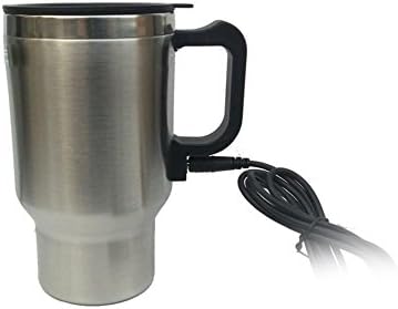 XUNQI Coffee Cup Car Travel Camper 12V Heated Smart Mug Stainless Steel Cigar Lighter