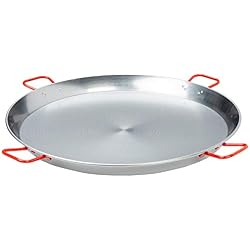 Garcima Poêle à Paella en Acier Poli la Idéal 90 cm