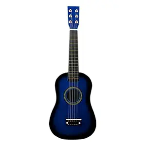 OFKLADE Mini 23 inch Wooden 6 Strings Acoustic Guitar Musical Instrument Gift Blue