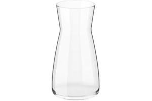 DARENYI Glass Vase 20cm Clear Flower Vase for Living Room, Home, Office or Wedding