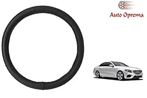 Auto Oprema Leatherette Car Steering Wheel Cover (Black) for Mercedes Benz E200