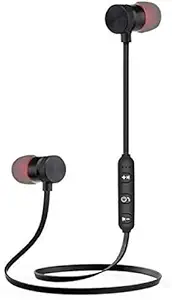 BEATSYNIZER Magnetic Bluetooth Headset Headphone with Noise Isolation, Thunder Beats Stereo Sound and Hands-Free with Mic for M20 and All Android Devies