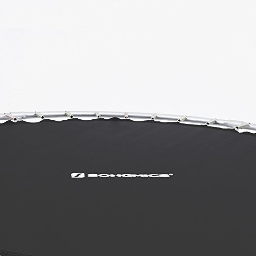 Songmics Trampolin Ø 244 305 366 cm Komplettset inklusive Leiter Sprungmatte Randabdeckung Sicherheitsnetz gepolsterten Netzpfosten - 5