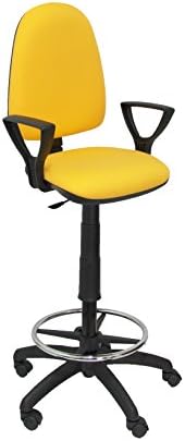 Piqueras and Crespo t04cp – Ergonomic Stool, Adjustable In Height and Hoop Footrest lemon tree