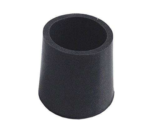 SYSFIX Stutzen Rollator Endkappen aus Gummi, Durchmesser 25 mm, schwarz - 4