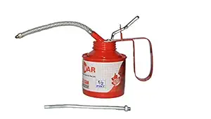 VAR Lever Type Pump Body with Nozzle Oil Can for Car and Bike (16 cm, 1/2 Pint, 238 ml)