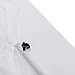 Beard Apron Gather Cloth Bib Facial Hair Trimmings Catcher Cape Sink White/Black - White, 70mm