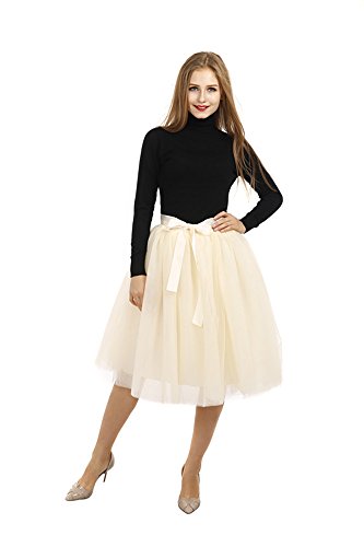 Gonna In Tulle, Da Donna, Sottogonna Da 50 Pezzi, Per Donne E Ragazze, Balletto, Sottoveste, Feste, Halloween, Costume In Tulle, Sottoveste, Balletto, Mini Gonna, Nero , XXL - Foto 9