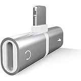 Headphone Adapter for iPhone Dual Type C Splitter Jack Earphone Audio Converter for iPhone 7/7Plus/8/8Plus/X/Xs Max/XR/11 aux
