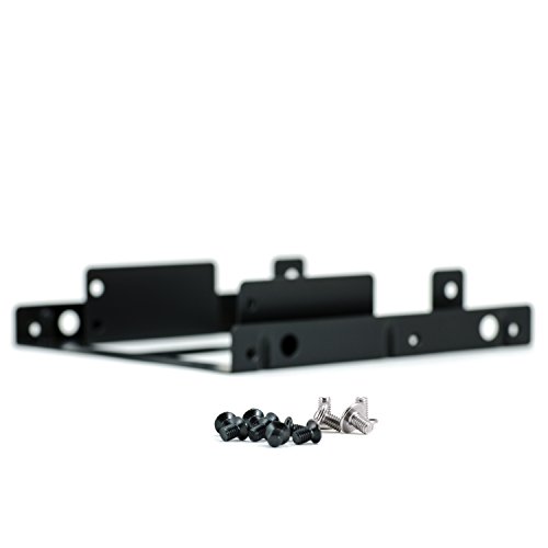 CSL – 2,5″ Dual Einbaurahmen 2x HDDs oder SSDs | 3,5″ auf 2,5″ | kompatibel für bis zu 2 Festplatten in 2,5″ (6,4cm) Größe | inkl. Montagezubehör - 5