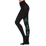 Sockspark Compression Pantyhose 20-30 mmHg Compression Tights Women (Black, X-Large)