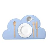 【Tragbar und komfortabel】--- diese tragbare Reise Baby Platzdeckchen kann gerollt und gefaltet für bequeme Lagerung, leicht zu reinigen mit warmem Seife Wasser oder in der Spülmaschine, geeignet für Mahlzeiten zu Hause, Restaurant oder auf Reisen.