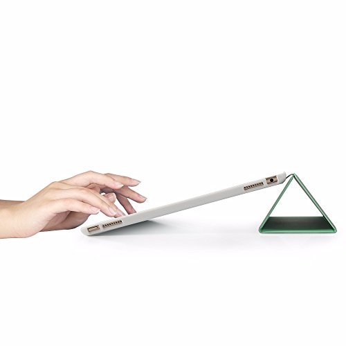 EasyAcc iPad Pro 12.9 2015 Hülle Case – mit Standfunktion und Automatischem Schlaf Funktion für iPad Pro 12.9 2015 (Modellnummer A1673 A1674 A1675) – Minze Grün, Kunstleder, Ultra Dünn - 5